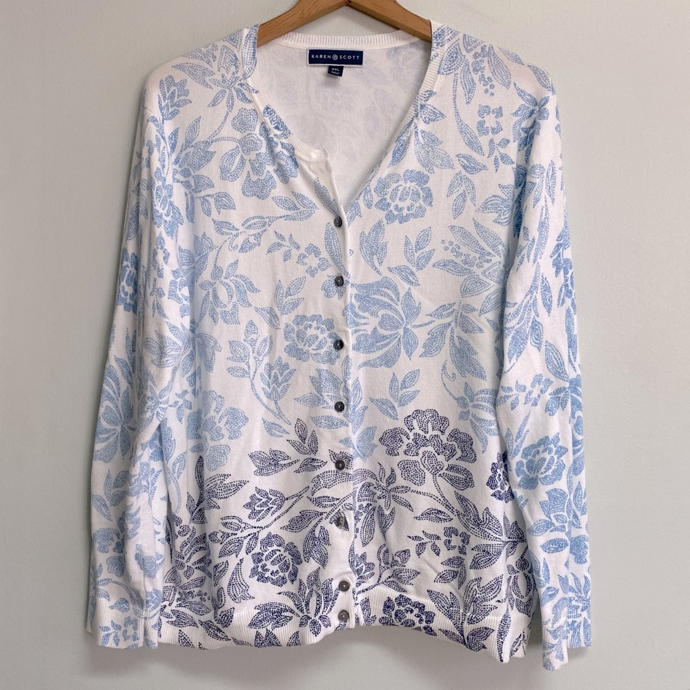 KAREN SCOTT CARDIGAN - XXL